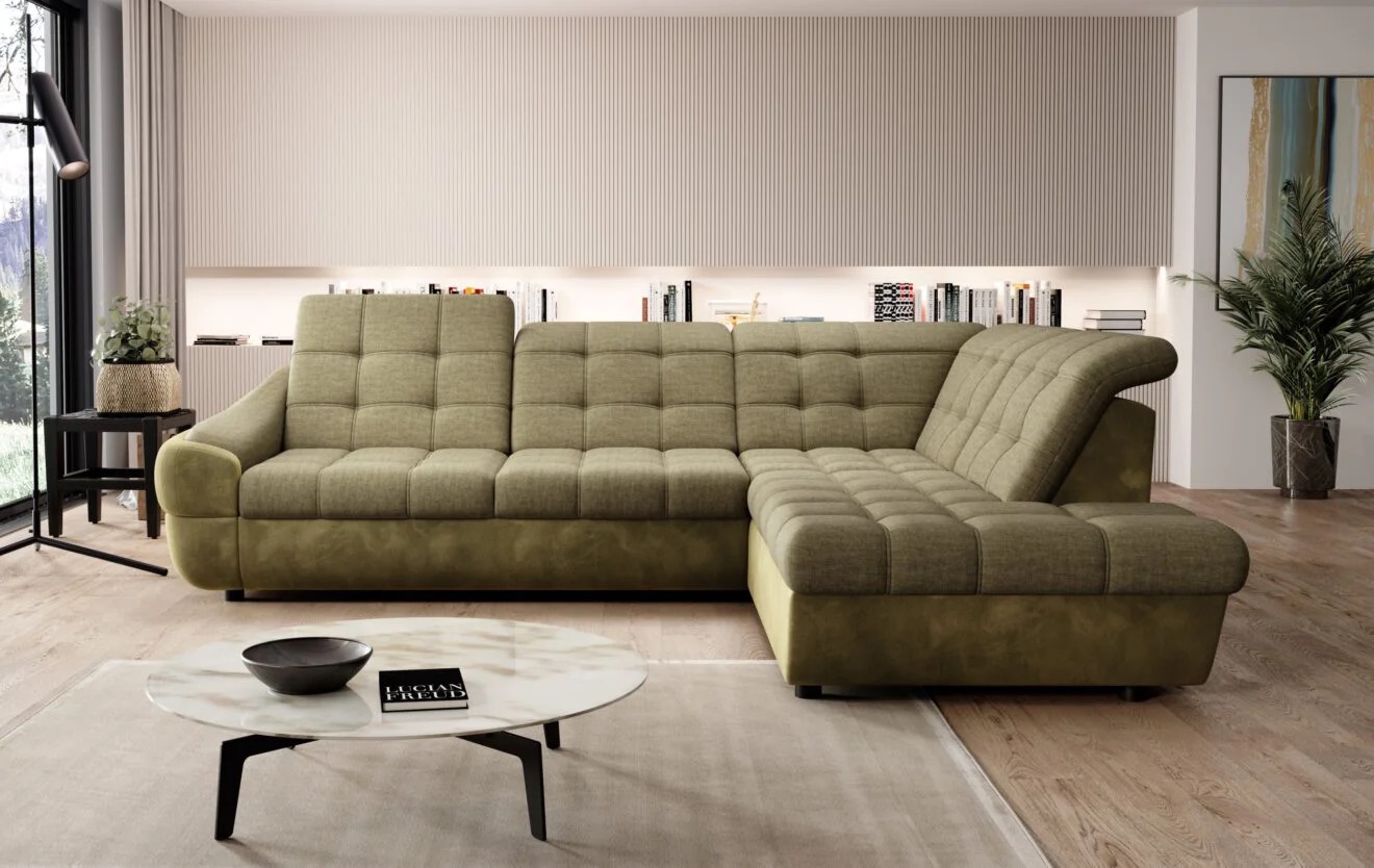 Modern Corner Sofa Bed 'Infinity' Sofanatic
